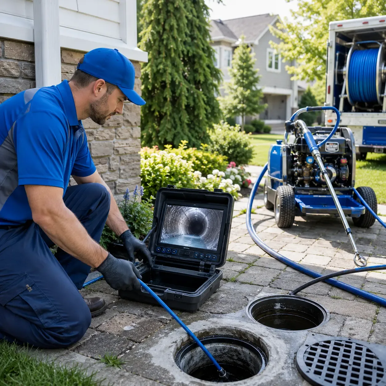 Outdoor drain cleaning professionals serving Jamestown, NC