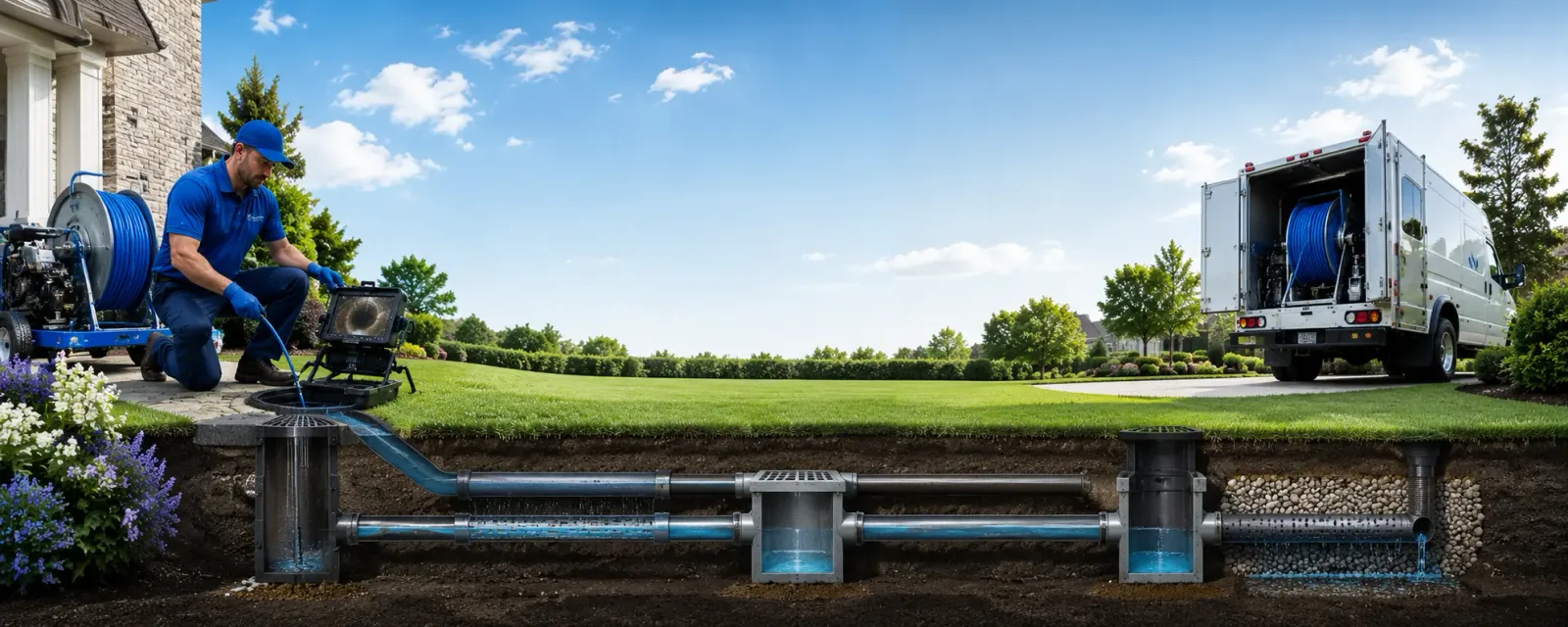 Outdoor drain cleaning information for Jamestown, NC